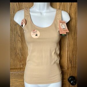 NWT Shapermint All Day Every Day Tank Cami Shape Wear. Size Large. Beige